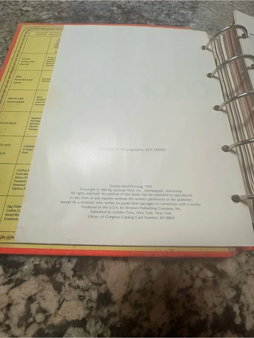 Vtg Betty Crocker Red Pie Edition Cookbook